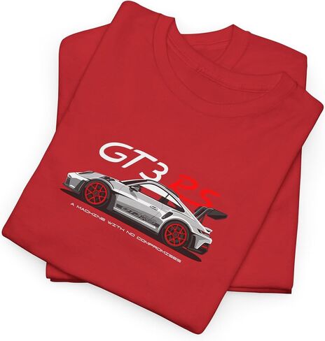 Wrofee GT3 RS Cartoon Style T-Shirt – Track-Ready Supercar Tee for Racing Motorsport Fans and Car Enthusiasts in Saudi Arabia