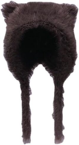 Beanies Autumn&Winter Soft Plush Cute Cat Ears Hats Casual Shopping Ear Protection Beanies Earflap Cap Beanie in Saudi Arabia