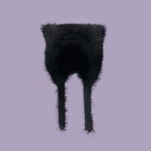 Beanies Autumn&Winter Soft Plush Cute Cat Ears Hats Casual Shopping Ear Protection Beanies Earflap Cap Beanie in Saudi Arabia