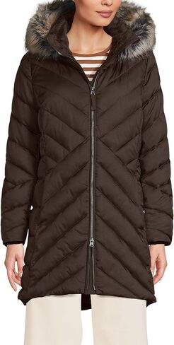 Lands' End Women's Insulated Cozy Fleece Lined Primaloft Coat in Saudi Arabia