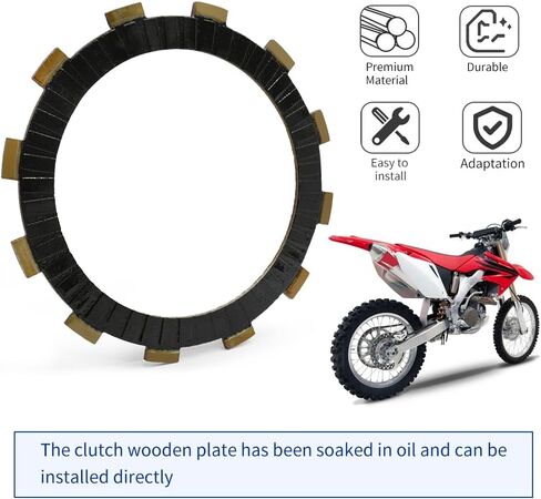 مجموعة القابض وحشية ألواح فولاذية الاحتكاك متوافقة مع Honda CRF250R 2008 2009 CRF250X 2004-2007 in Saudi Arabia