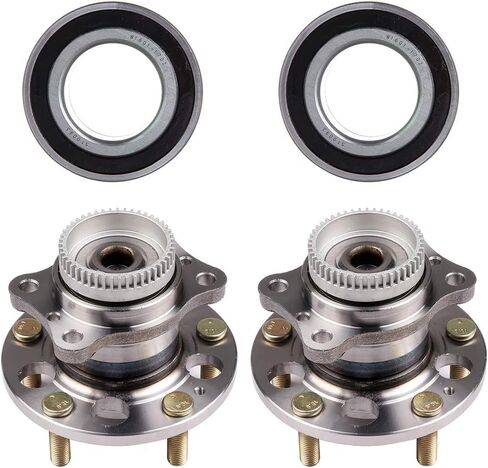 510093 Wheel Bearing and Hub Assembly Fit For 2011-2015 Elantra,2013-2014 Elantra Coupe,2013-2014 Elantra GT,2012-2015 Veloster,2014-2015 For Kia Forte Koup Front Rear Wheel Hub Bearing (4 PCS) in Saudi Arabia