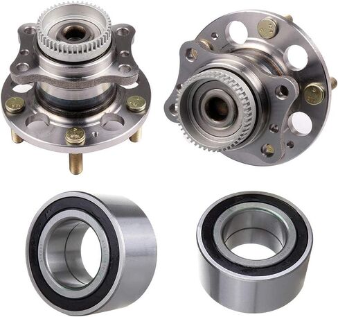 510093 Wheel Bearing and Hub Assembly Fit For 2011-2015 Elantra,2013-2014 Elantra Coupe,2013-2014 Elantra GT,2012-2015 Veloster,2014-2015 For Kia Forte Koup Front Rear Wheel Hub Bearing (4 PCS) in Saudi Arabia
