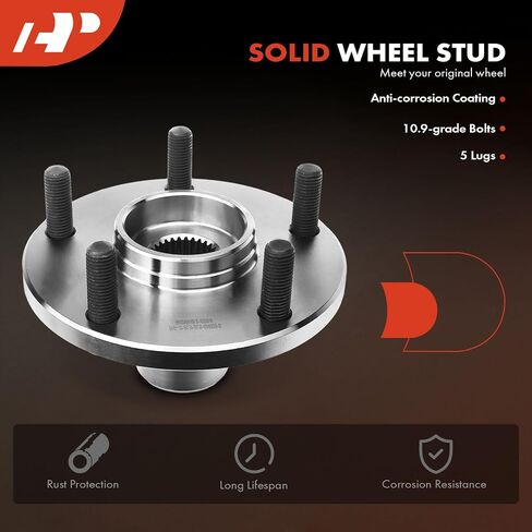 A-Premium 2 x Front Wheel Hub Assembly with 5-Lug Compatible with Toyota Camry 92-03, Sienna 98-03, Avalon 95-04, Solara 99-03, Lexus ES300 92-03, RX300 99-03 in Saudi Arabia