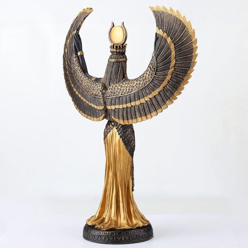 Veronese Design 13 3/8 Inch Isis The Egyptian Goddess of Magic and Wisdom Cold Cast Resin Bronze Finish Sculpture in Saudi Arabia