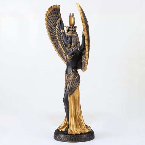 Veronese Design 13 3/8 Inch Isis The Egyptian Goddess of Magic and Wisdom Cold Cast Resin Bronze Finish Sculpture in Saudi Arabia