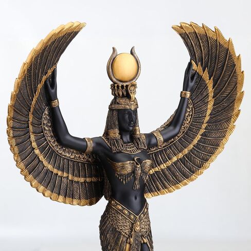 Veronese Design 13 3/8 Inch Isis The Egyptian Goddess of Magic and Wisdom Cold Cast Resin Bronze Finish Sculpture in Saudi Arabia