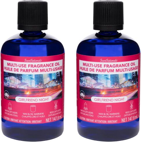 ScentSationals Multi-Use Essential Oils Refill for Diffusers - Home Fragrance Oil for Diffuser, Set of 2 Aromatherapy Oils - 147.8 ml Each, Cuddle Up in Saudi Arabia