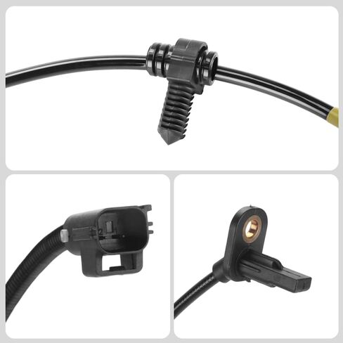 Front Left or Right ABS Wheel Speed Sensor for Land Rover Discovery Sport 2015-2018 for Land Rover Range Rover Evoque 2012-2018 - Replace Part LR024202 in Saudi Arabia