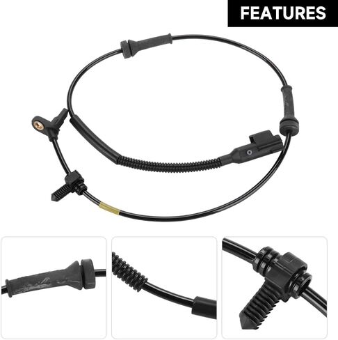 Front Left or Right ABS Wheel Speed Sensor for Land Rover Discovery Sport 2015-2018 for Land Rover Range Rover Evoque 2012-2018 - Replace Part LR024202 in Saudi Arabia