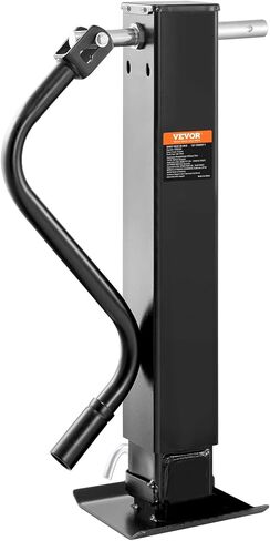 VEVOR Trailer Jack, 8000 lbs Dynamic Load Capacity, Weld-on Pipe-Mount Swivel Trailer Jack with Ergonomic Handle, 15-inch Vertical Travel, Suitable for RV, Horse, Utility, Camping and Yacht Trailers in Saudi Arabia