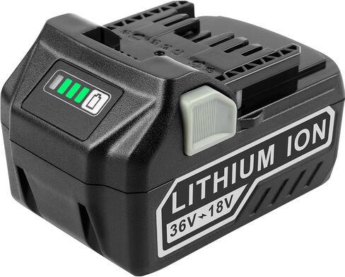 بطارية بديلة Futurebatt 3.0/6.0Ah لـ Metabo HPT 18V/36V(Hitachi) بطارية متعددة فولت 371751M 372121M BSL36A18 BSL36B18 لأدوات الشريحة MAX اللاسلكية بطارية ليثيوم أيون 2 حزمة in Saudi Arabia