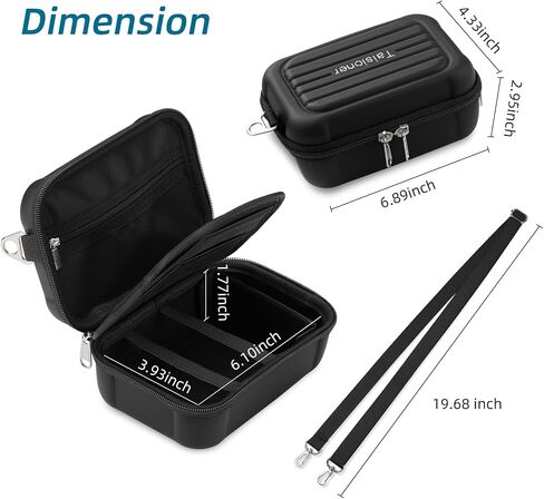 Carrying & Protective Case for Digital Camera Lightweight camera sling bag for Canon PowerShot/GoPro/Sony Most digital cameras- white in Saudi Arabia