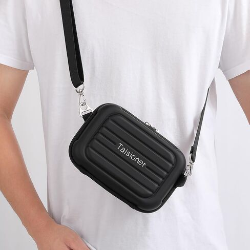 Carrying & Protective Case for Digital Camera Lightweight camera sling bag for Canon PowerShot/GoPro/Sony Most digital cameras- white in Saudi Arabia