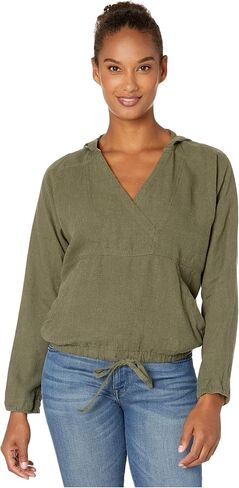 PRANA CLOTHING Bowry Top Rye Green LG in Saudi Arabia