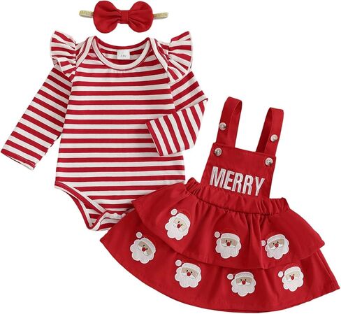 Baby Girl Halloween Clothes Ruffle Long Sleeve Romper Pumpkin/Ghost/Bat Print Overall Skirt Dress Cute Newborn Outfit in Kuwait