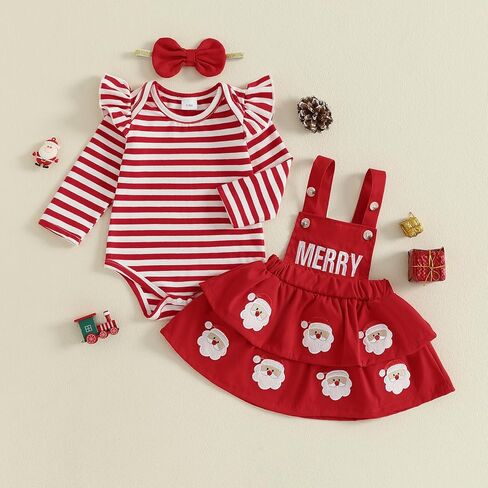 Baby Girl Halloween Clothes Ruffle Long Sleeve Romper Pumpkin/Ghost/Bat Print Overall Skirt Dress Cute Newborn Outfit in Kuwait