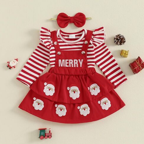 Baby Girl Halloween Clothes Ruffle Long Sleeve Romper Pumpkin/Ghost/Bat Print Overall Skirt Dress Cute Newborn Outfit in Kuwait