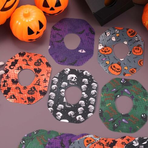 25 Pcs Adhesive Patches for Dexcom G7, 5 Styles Waterproof & Breathable Latex Free Non-Woven Fabric Over Patch with Hole CGM Sensor Covers Overpatch Adhesive Stickers Tape (Halloween Style) in Saudi Arabia