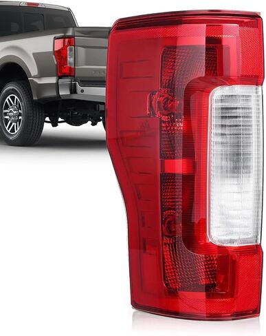 مجموعة مصابيح الذيل مناسبة لـ 2017 2018 2019 Ford F-250 F-350 Super Duty، الضوء الخلفي بدون مصباح فرامل النقطة العمياء استبدال الضوء الخلفي جانب السائق الأيسر #FO2800256 in Kuwait