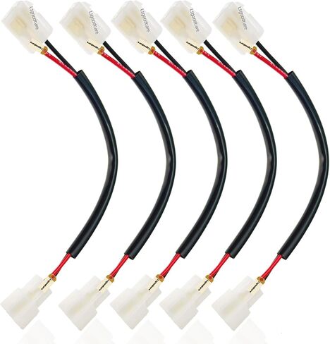 Lsgoodcare 5Pcs 6.3MM 2Pin Automotive Quick Connection Electrical Wire Connector 2 Way Car Male to Female 16Awg Cable Terminal Plug Kits Motorcycle ﻿ in Saudi Arabia