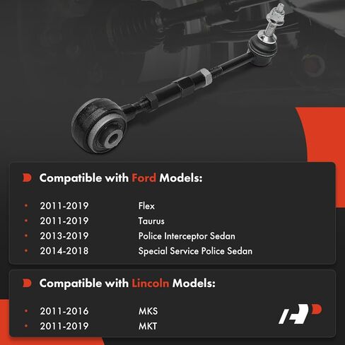 ذراع التحكم الأمامي العلوي الخلفي الممتاز مع وصلة كروية وبطانة، متوافق مع Ford Taurus/Flex 2011-2019، Police Interceptor Sedan 2013-2019، Special Service Police Sedan وLincoln MKS، MKT in Saudi Arabia