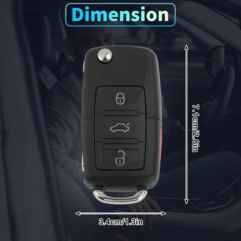 X AUTOHAUX NBG92596263 315MHz استبدال دخول بدون مفتاح مفتاح ذكي عن بعد فوب لفولكس واجن جولف GTI جيتا 2006-2010 NO.1K0 959 753 P 3 أزرار in Saudi Arabia