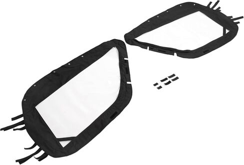 حاوية كابينة للأبواب العلوية الناعمة متوافقة مع 2019 2020 2021 2022 2023 2024 Honda Talon 1000R 1000RS 1000X 1000XS Fox Live Valve نافذة جانبية ناعمة شفافة in Kuwait