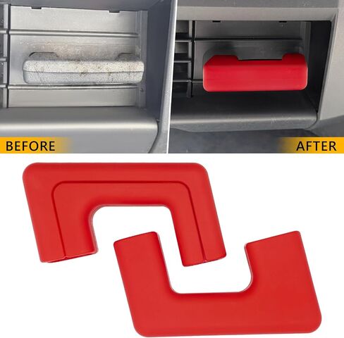 TOPUS Tow Hook Covers for Tesla Cybertruck Accessories 2024 2025, Heavy Duty Customized Trailer Hitch Cover for 24 25 Cybertruck (Red 2pcs) in Saudi Arabia