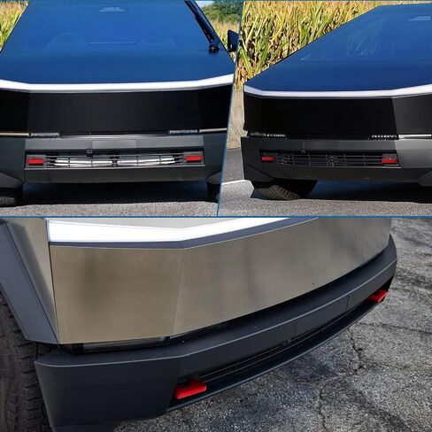 TOPUS Tow Hook Covers for Tesla Cybertruck Accessories 2024 2025, Heavy Duty Customized Trailer Hitch Cover for 24 25 Cybertruck (Red 2pcs) in Saudi Arabia