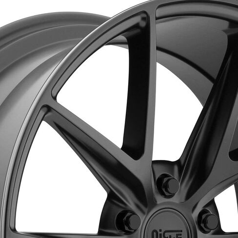 عجلة NICHE M117 MISANO باللون الأسود غير اللامع مع الألومنيوم (18 × 8. بوصة /5 × 100 مم، إزاحة 40 مم) in Saudi Arabia