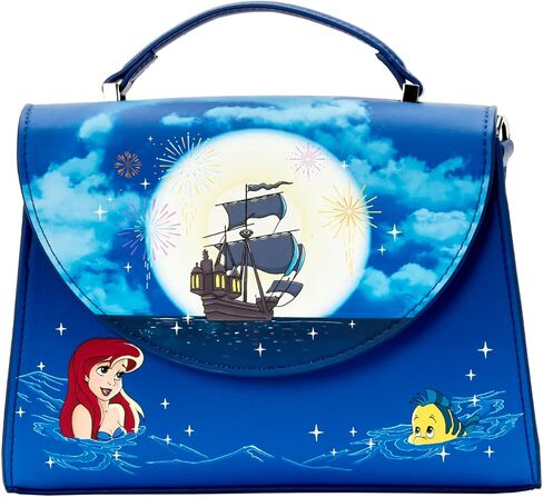 حقيبة كروس من Loungefly Disney The Little Mermaid Ariel Fireworks in Saudi Arabia