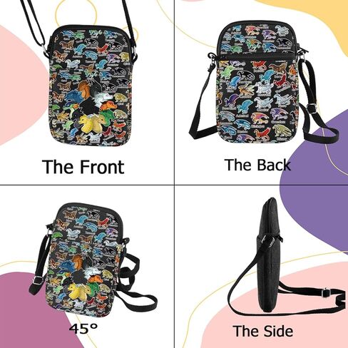G2TUP Wings Dragon Crossbody Bag Dragon Inspired Gift Dragon Tribes Shoulder Bag Wings Dragon Bookish Merch in Saudi Arabia