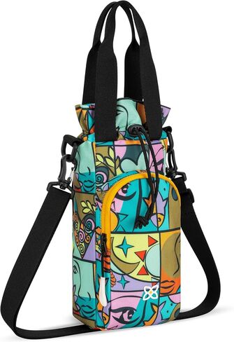 Sherpani Izzie, Water Bottle Holder, Water Bottle Crossbody, Small Shoulder Bag, Cross Body Purse for Women, Travel Gift in Saudi Arabia
