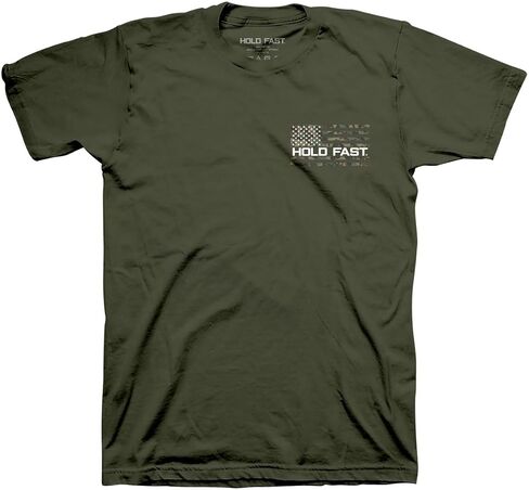 Hold Fast Do Not Pray for Easy Lives Pray to Be Stronger Men Moss Green Cotton Crew Neck T-Shirt in Saudi Arabia