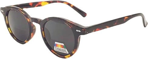 Polarized Bifocal Sunglasses Reading Glasses for Men Women Round Oval Circle Black Vintage Classic Readers UV100 in Saudi Arabia