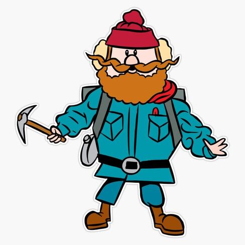 Rudolph The Red-Nosed Reindeer Yukon Cornelius Sticker Decal Vinyl Bumper Stickers Waterproof 5" in Saudi Arabia