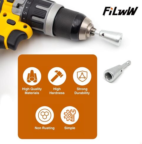 2 Pcs Wire Twister Tool for Drill with Bit Holder Keychain, 1/4 Inch Hex Shank Cable Wire Twisting Tool Wire Twister Wire Connector for 9-22 AWG, Wire Nut Twister for Power Drill Drivers in Saudi Arabia