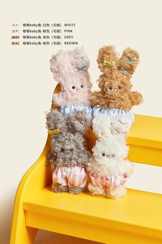 Plush Rabbit Keychain,cute decorative accessories, gifts, handbags, wallets, backpacks, car keychain in Saudi Arabia