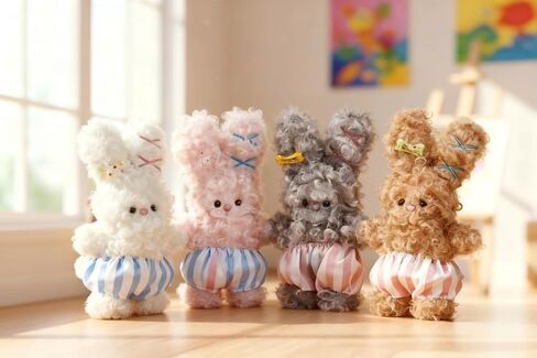 Plush Rabbit Keychain,cute decorative accessories, gifts, handbags, wallets, backpacks, car keychain in Saudi Arabia