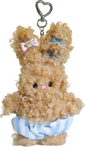 Plush Rabbit Keychain,cute decorative accessories, gifts, handbags, wallets, backpacks, car keychain in Saudi Arabia