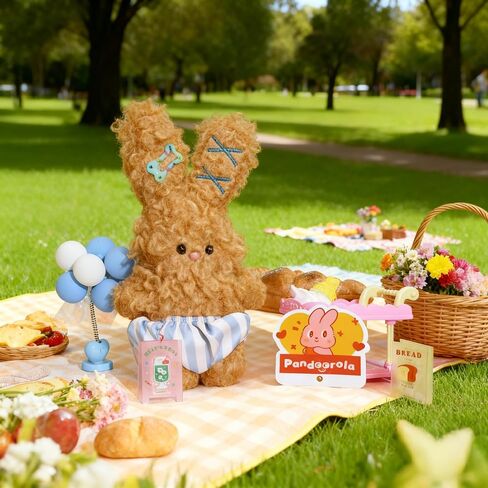 Plush Rabbit Keychain,cute decorative accessories, gifts, handbags, wallets, backpacks, car keychain in Saudi Arabia