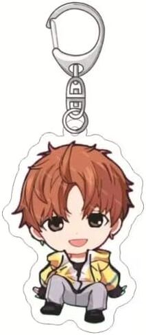 Cartoon Anime Pendant Keychains Holder Car Key Ring Mobile Phone Bag Hanging Cute Kawaii Chibi Dandadan (Jin Enjoji (Jiji)/Style 1) in Saudi Arabia