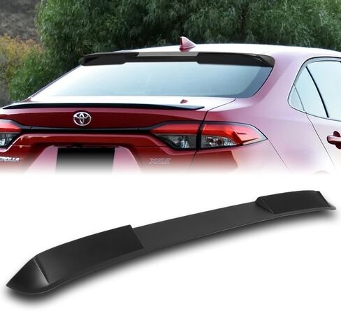 ABS Plastic Rear Window Roof Spoiler Wing Compatible with 2020-2023 Toyota Corolla Sedan, 2021 2022 (Pearl White) in Saudi Arabia