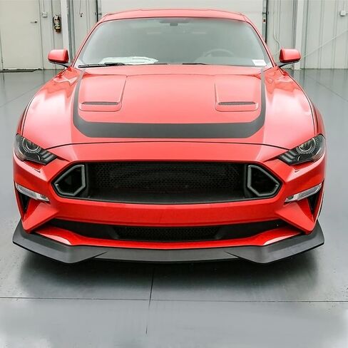 Spec-D Tuning Spec Style Front Bumper Lip Chin Spoiler Splitter Compatible with 2018-2023 Ford Mustang GT in Saudi Arabia
