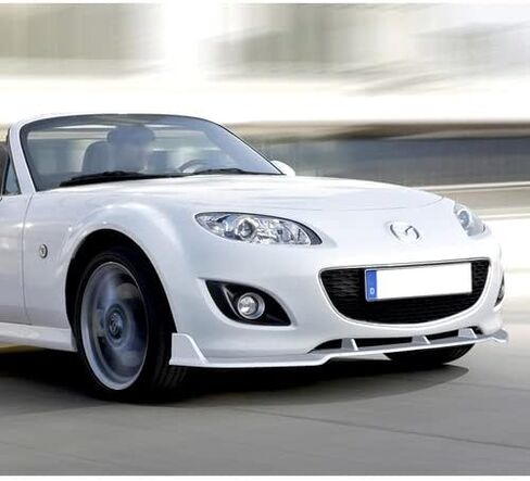 3 Pieces Front Bumper Lip Spoiler Splitter Side Body Kit Trim Protection Compatible with 2009-2013 Mazda Miata MX-5, 2010 2011 2012 (Painted Black) in Saudi Arabia