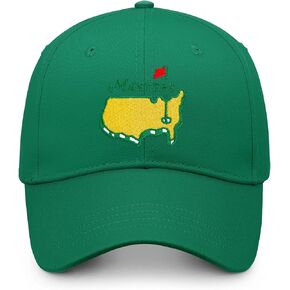 قبعة جولف للرجال والنساء قبعة بيسبول مطرزة باللون الأخضر in Kuwait