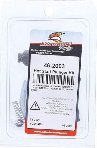 All Balls Hot Start Plunger Kit 46-2003 Compatible With/Replacement For Yamaha WR250F 2003-2014, WR450F 2003-2011, YZ250F 2003-2013, YZ450F 2003-2009 in Saudi Arabia