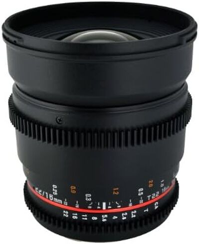 Rokinon CV16M-N 16mm T2.2 Cine Wide Angle Lens for Nikon F Mount Cameras in Kuwait