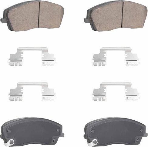 4PCS Front Semi-Metallic Brake Pads 2005-2021 Compatible with Chrysler 300 2009-2021 for Dodge Challenger 2006-2021 for Dodge Charger 2005-2008 for Dodge Magnum RWD in Saudi Arabia